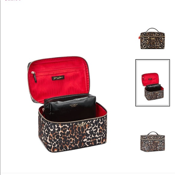 Victoria’s Secret Soft Leopard Train Case - Picture 3 of 3